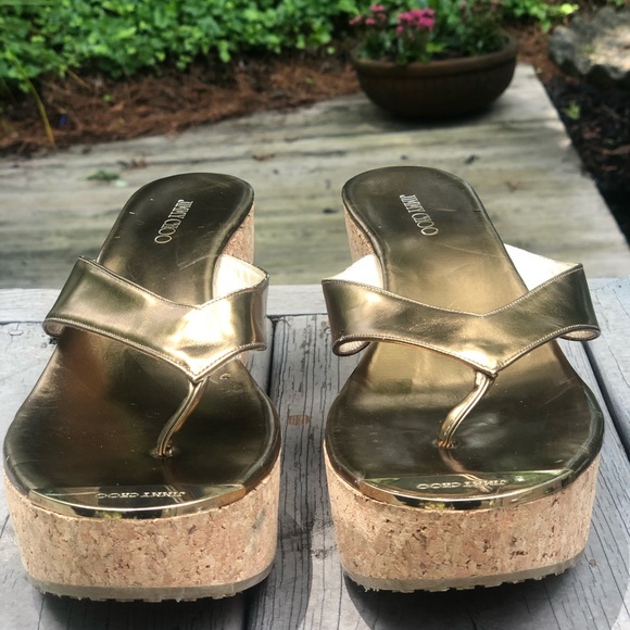 Jimmy Choo Thong Wedge - Picture 1 of 4